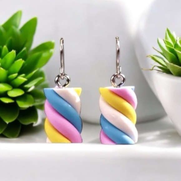 Colorful Swirl Earrings - Picture 1 of 1